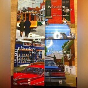Lot  4 LIvres/Books Michel David-La Poussiere Du Temps tome 1-4 French Softcover